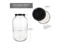 MamboCat Einmachglas 2er Set 4,25L mit schwarzen TO100 Deckeln Bild 3