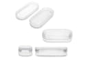 MamboCat Bonbonniere Schnick Glas Oval Transparent Bild 5