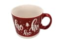 MamboCat Kaffeebecher XL Rot Steingut Weihnachtsmotiv Bild 5