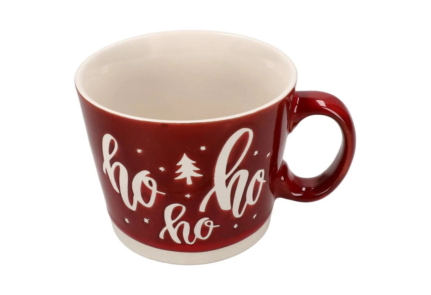 MamboCat Kaffeebecher XL Rot Steingut Weihnachtsmotiv - Bild 5