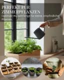 LIVLIG Gießkanne 1 Liter Metall, extra langer Ausguss für Zimmerpflanzen Bild 4