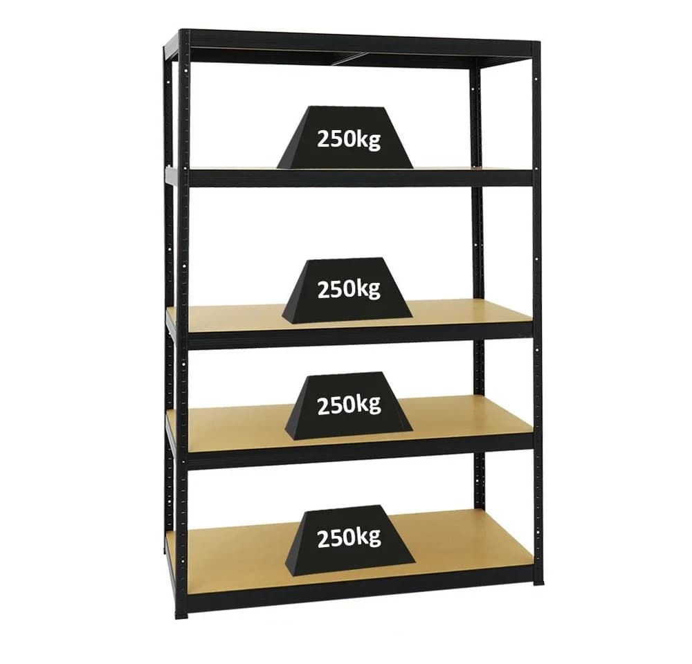 PROREGAL® Schwerlastregal 250kg Schwarz - Bild 2