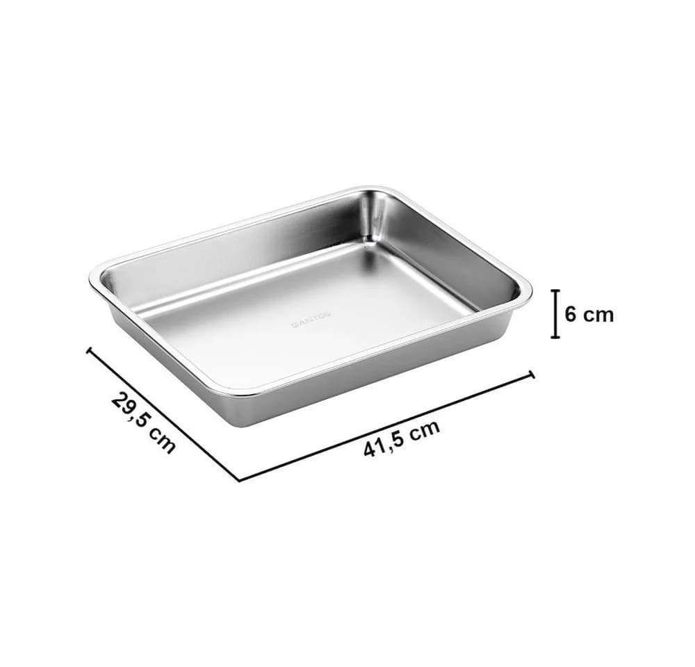 PROREGAL® Grillpfanne Edelstahl Grillschale & Auffangschale groß