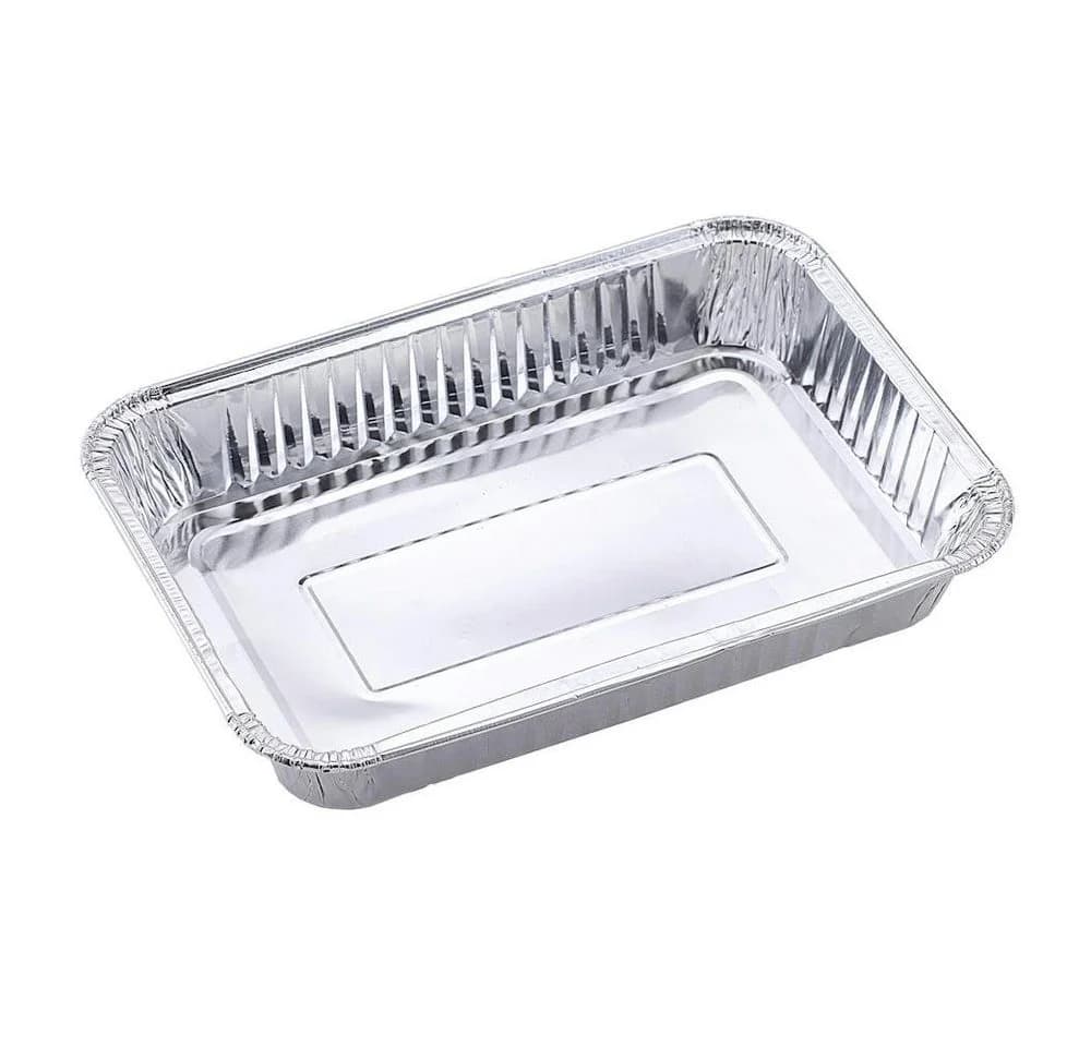PROREGAL® Grillpfanne Fettauffangschale 13er Set Aluminium