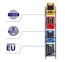 PROREGAL® Getränkekistenregal Stahl Anthrazit 4 Ebenen Bild 4
