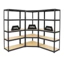 PROREGAL® Eckregal MegaDeal OTTO 1x Eckregal 2x Schwerlastregal SLIM ELEPHANT S Schwarz Bild 2