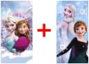 Disney Handtücher Frozen Anna Elsa Strandtuch Badetextilien 2er-Set Bild 2