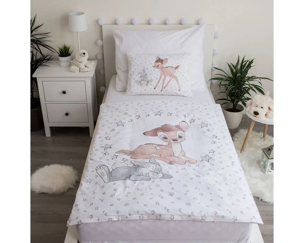 Disney Kinderbettwäsche Bambi + Winnie Puuh 100x135cm 2er-Set - Bild 3