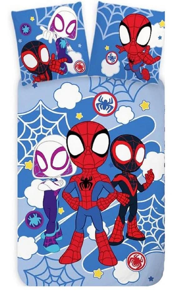 BrandMac Marvel Spidey Amazing Friends Kinderbettwäsche 100x135cm 2er-Set - Bild 4
