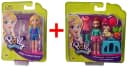 Polly Pocket Stehpuppe 2er-Set Bunt Lila Blau Bild 2