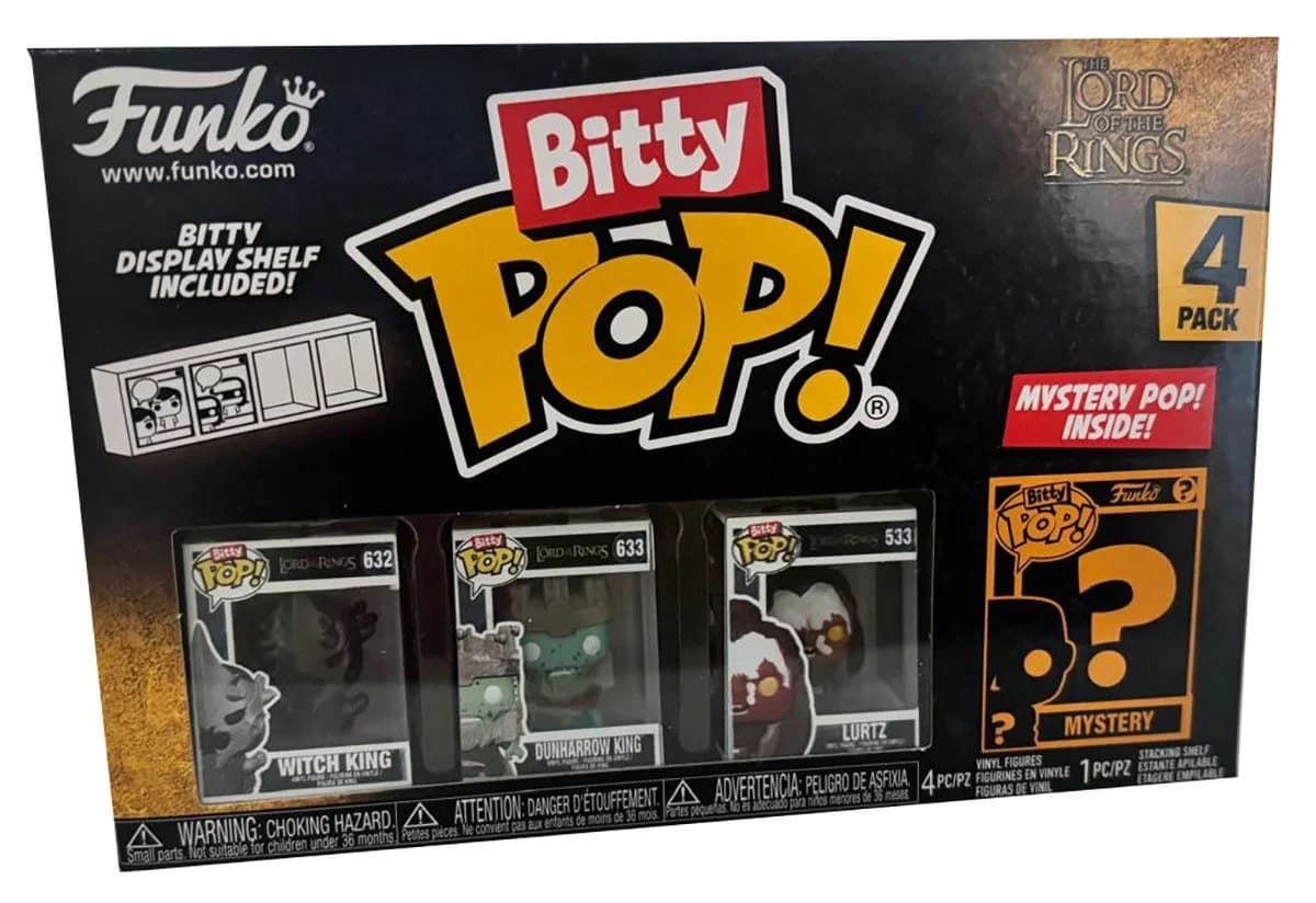 Funko Bitty Pop! Herr der Ringe Figuren, Frodo Gandalf 4 Sets - Bild 4