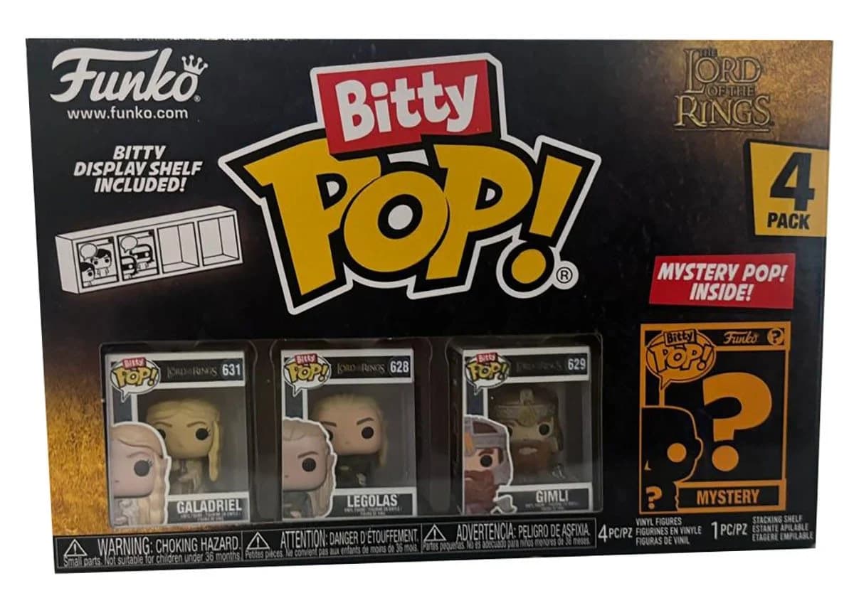 Funko Bitty Pop! Herr der Ringe Figuren, Frodo Gandalf 4 Sets - Bild 5