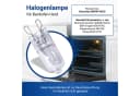 VIOKS Halogenlampe G9 40W Ersatz für Electrolux 808564102/8 Bild 1