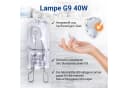 VIOKS Halogenlampe G9 40W Ersatz für Electrolux 808564102/8 Bild 3