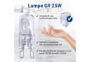 VIOKS Spezialleuchtmittel G9 25W Ersatz für Siemens, Miele, Küppersbusch Bild 4