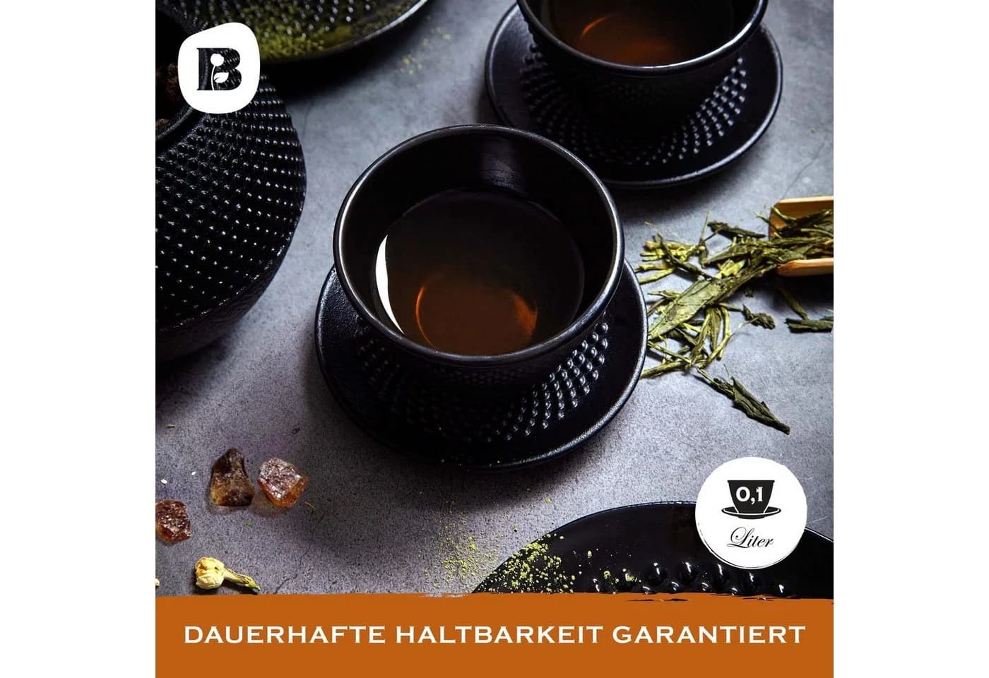 Bonvivre Gusseisen Teeservice 2er Set mit Untersetzer - Bild 3