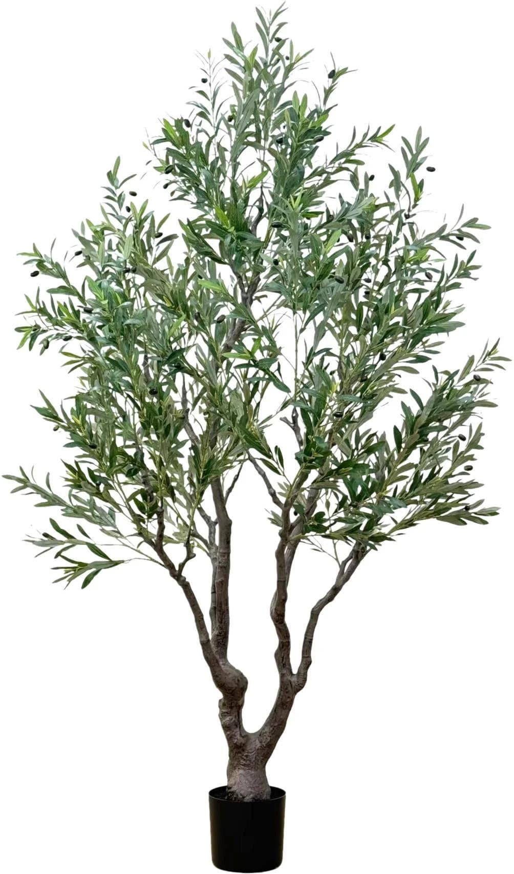 Kunstpflanze Olivenbaum inkl. Topf Grün