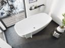 Magnolia Home Freistehende Badewanne Legacy 180 Weiß Matt Bild 2