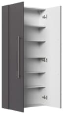 Magnolia Home Hochschrank Slimline 70x150 cm Anthrazit Bild 1