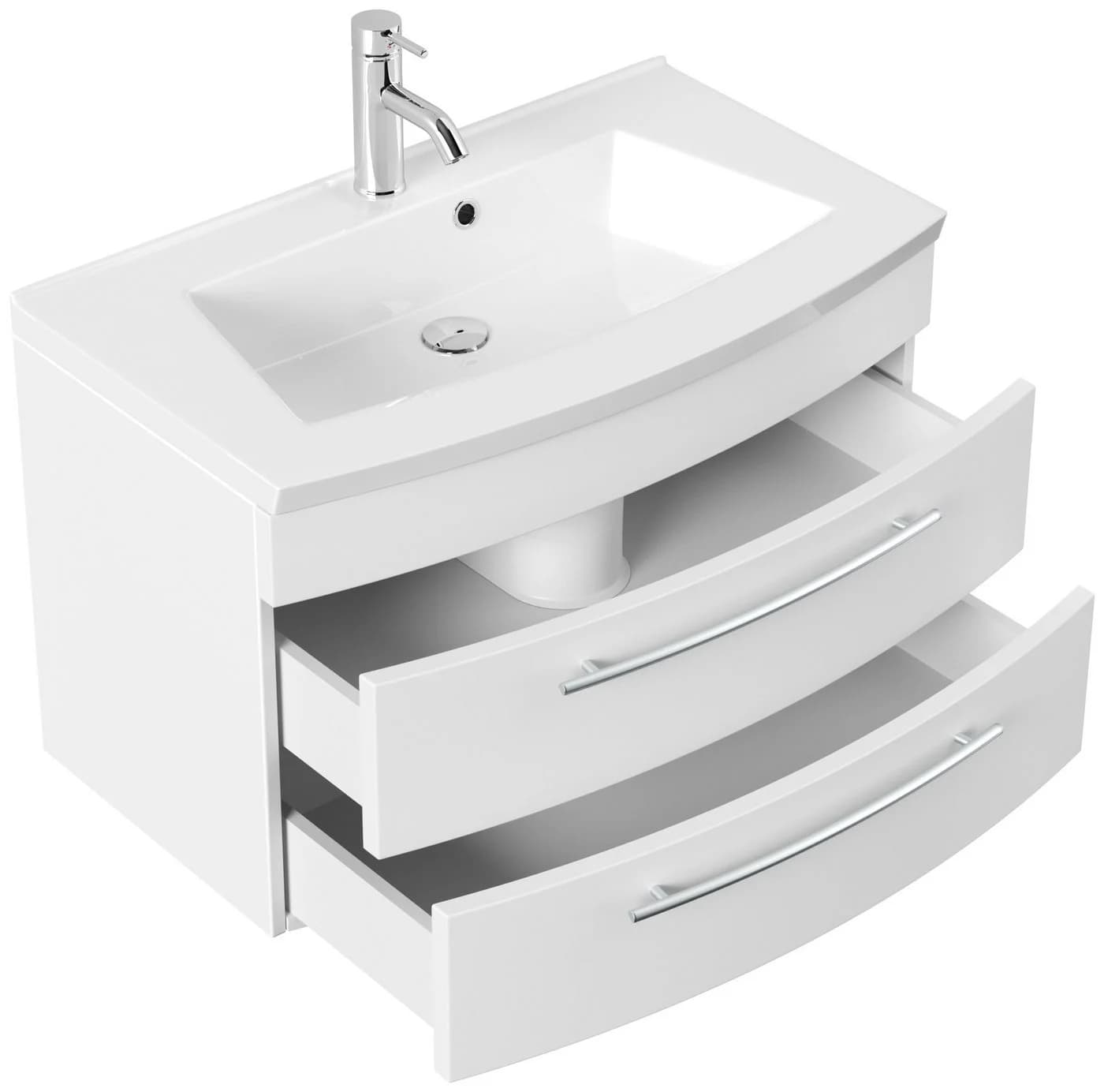 Magnolia Home Badmöbel Bella 80 Waschtisch weiss matt SoftClose
