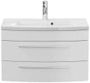 Magnolia Home Badmöbel Bella 80 Waschtisch weiss matt SoftClose Bild 5