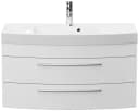 Magnolia Home Waschtisch Badmöbel Bella 100 Weiss matt mit SoftClose Bild 5