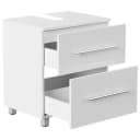 Magnolia Home Waschtischunterschrank 55 cm Weiß Hochglanz SoftClose Bild 1