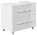 Magnolia Home Waschtischunterschrank Hochglanz SoftClose 70 cm Bild 2
