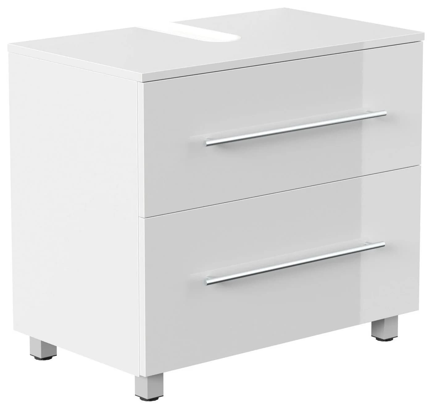 Magnolia Home Waschtischunterschrank Hochglanz SoftClose 70 cm - Bild 2