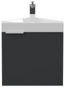 Magnolia Home Waschtisch Gäste WC Eckbadmöbel Diamant Slimline SoftClose Bild 5
