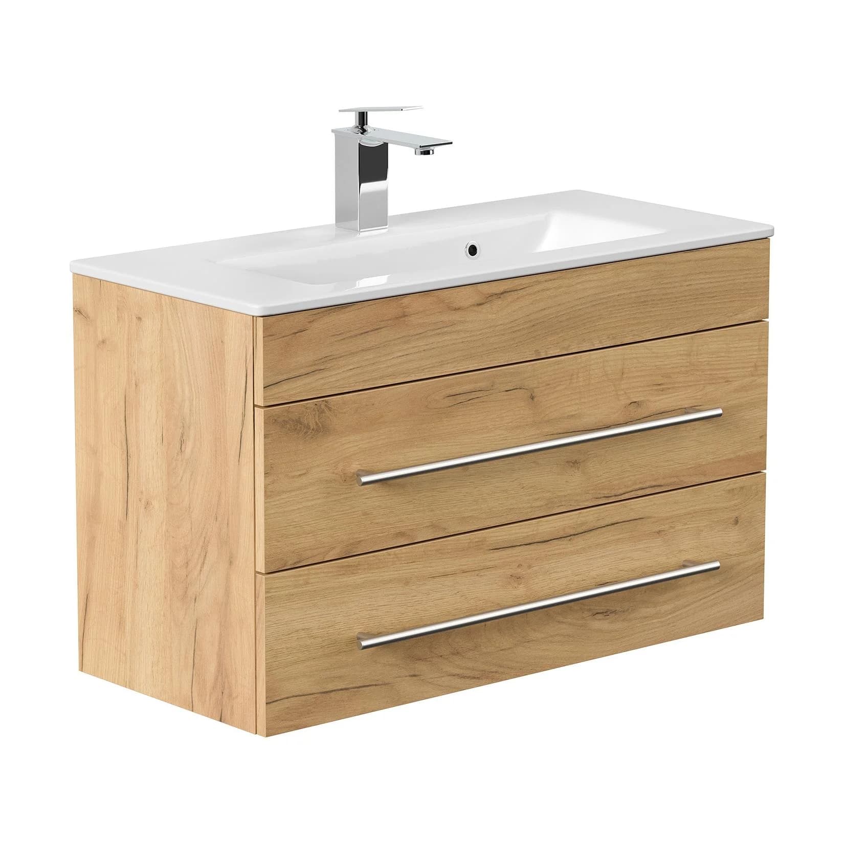Posseik Badmöbel Portus 800 SlimLine mit Keramik-Waschbecken