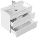 Magnolia Home Waschtisch Badmöbel Via 80 SoftClose Weiß Hochglanz Bild 1