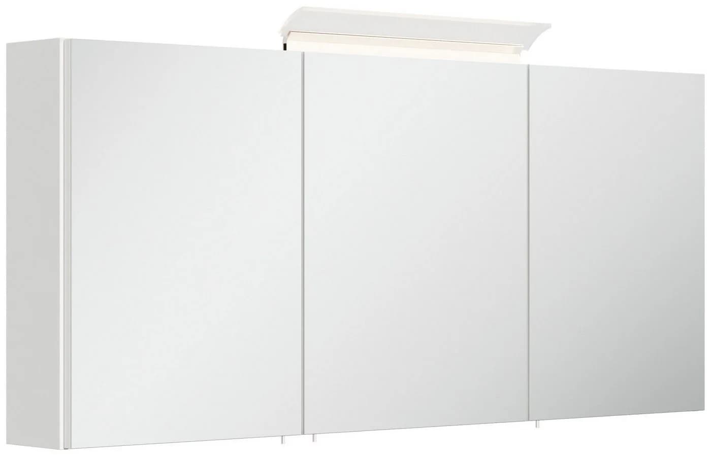 Magnolia Home Waschtisch Badmöbelset Roma XL 2-teilig mit Spiegelschrank Weiß Hochglanz - Bild 4
