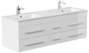 Magnolia Home Badmöbelset Roma XL 2-teilig mit LED Spiegel Weiss Hochglanz Bild 1