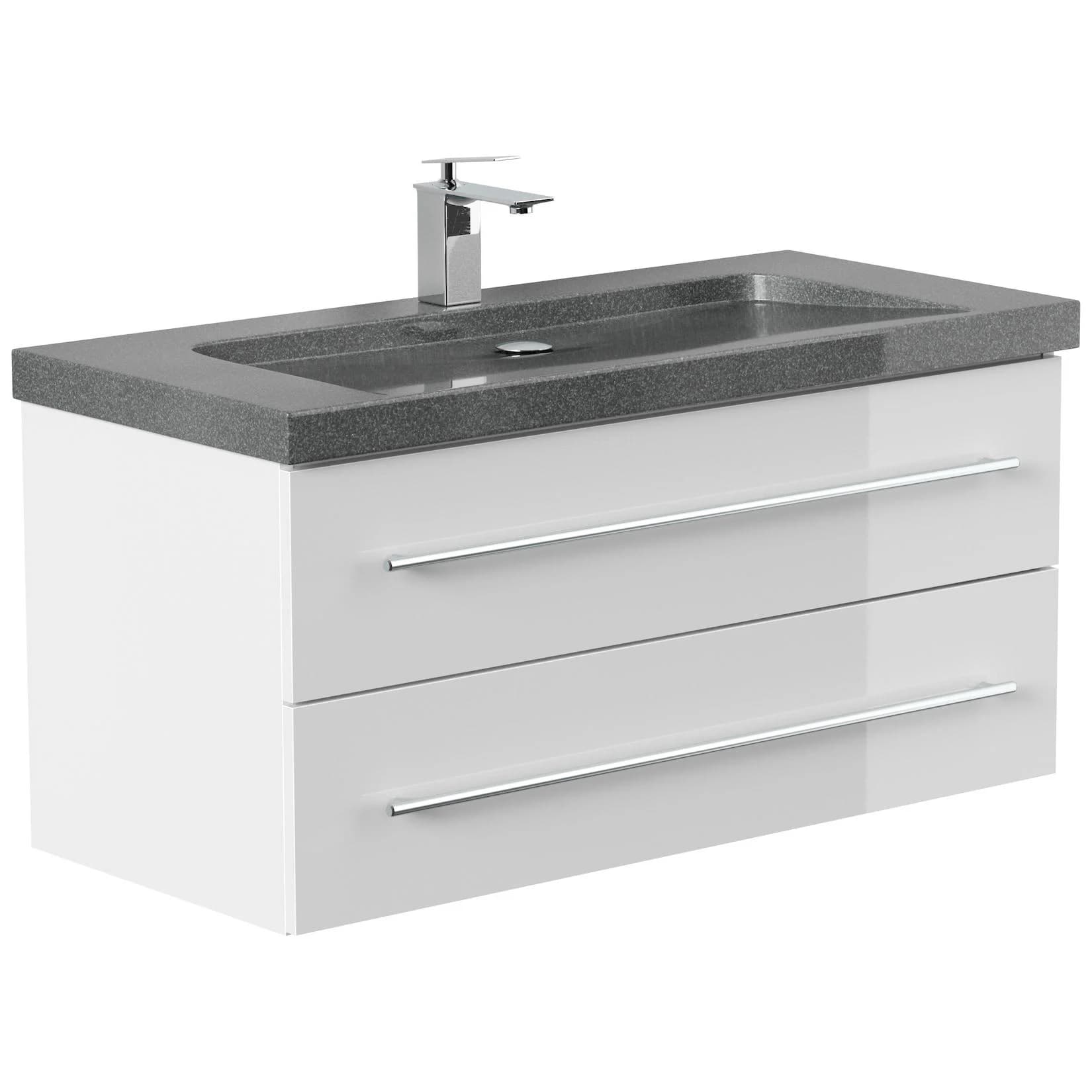 Posseik Badmöbel Granit G654 YAMO 100 cm SoftClose