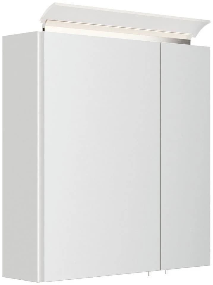 Magnolia Home Badmöbel-Set Taifun 60cm 2tlg mit Spiegelschrank weiß hochglanz - Bild 4