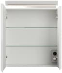 Magnolia Home Badmöbel-Set Taifun 60cm 2tlg mit Spiegelschrank weiß hochglanz Bild 5