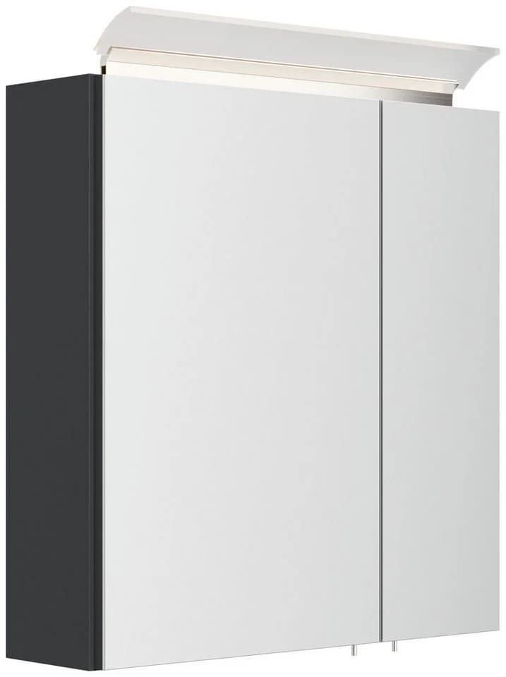 Magnolia Home Badmöbel-Set Taifun 60cm mit Spiegelschrank Softtouch Grau - Bild 4