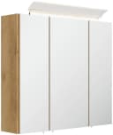 Magnolia Home Badmöbel-Set Taifun 70cm mit Spiegelschrank Eiche Gold Bild 5