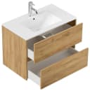 Taifun Badmöbel-Set 80cm 4-tlg. mit Spiegelschrank & 2x Seitenschrank Bild 1