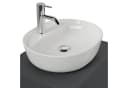 Magnolia Home Badmöbel Taifun 60cm mit ovalem Aufsatzwaschbecken grafit Bild 5
