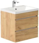 Magnolia Home Waschtisch Badmöbel Via 60 SoftClose Eiche Gold Bild 3