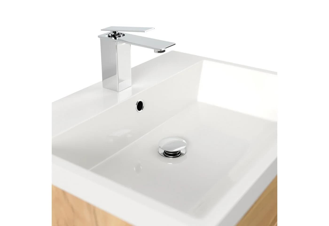 Magnolia Home Waschtisch Badmöbel Via 60 SoftClose Eiche Gold - Bild 5