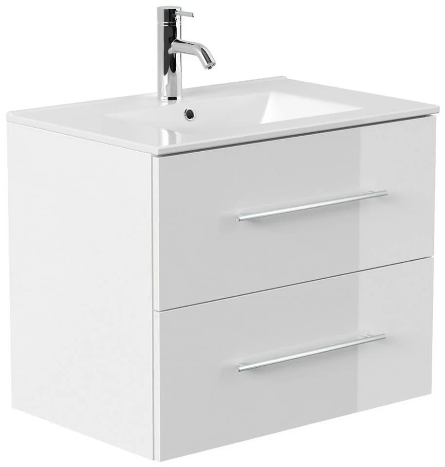 Magnolia Home Waschtisch Badmöbel Firenze 70 SoftClose Hochglanz - Bild 2
