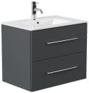 Magnolia Home Waschtisch Badmöbel Firenze 70 SoftClose grau Bild 2