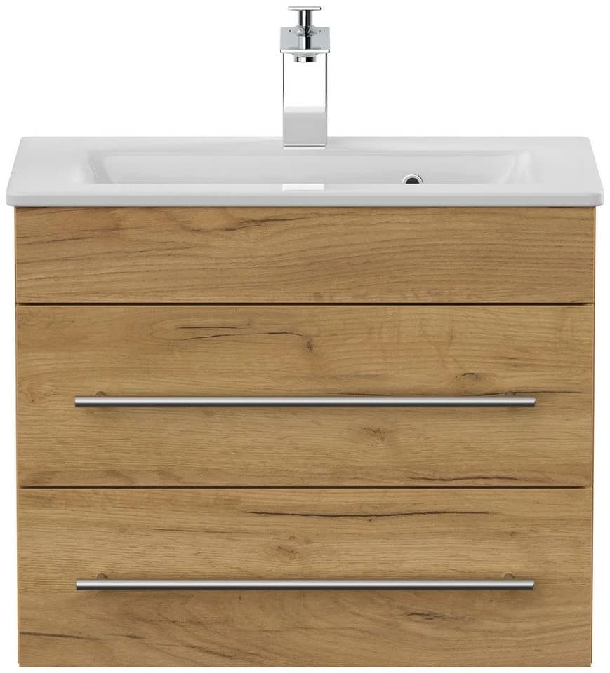 Magnolia Home Waschtisch Badmöbel Mars 600 SlimLine SoftClose Eiche Gold - Bild 5