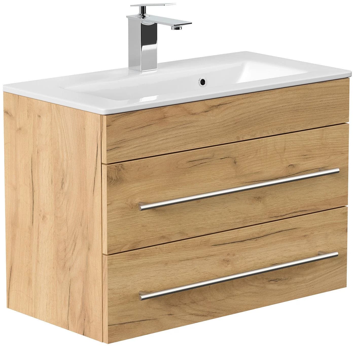Magnolia Home Waschtisch Badmöbel Mars 700 SlimLine SoftClose Eiche Gold - Bild 3