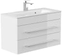 Magnolia Home Waschtisch Badmöbel Mars 800 SlimLine weiss hochglanz Bild 2
