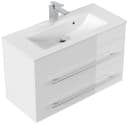 Magnolia Home Waschtisch Badmöbel Mars 800 SlimLine weiss hochglanz Bild 3