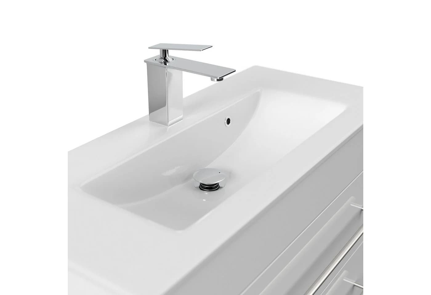 Magnolia Home Waschtisch Badmöbel Mars 800 SlimLine weiss hochglanz - Bild 5